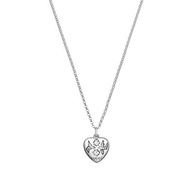 Necklace Gucci Woman Blind For Love in Silver YBB45554200100U - YBB45554200100U